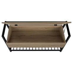 Banc - étagère à chaussures, rangement à rabat - 42