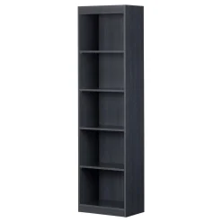 Bibliothèque étroite 5 tablettes - South Shore