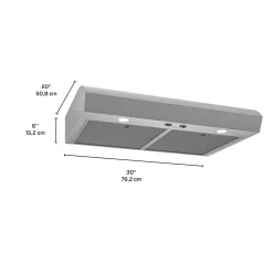 BROAN Hotte Standard Acier inoxydable 30