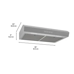 BROAN Hotte Standard Acier inoxydable 36