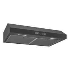 BROAN Hotte Standard Inox noir 30" , 350 PI3/MIN-GLA2303BLS