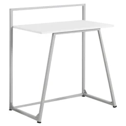 Bureau - 30"L, juvenile blanc, métal blanc - Monarch