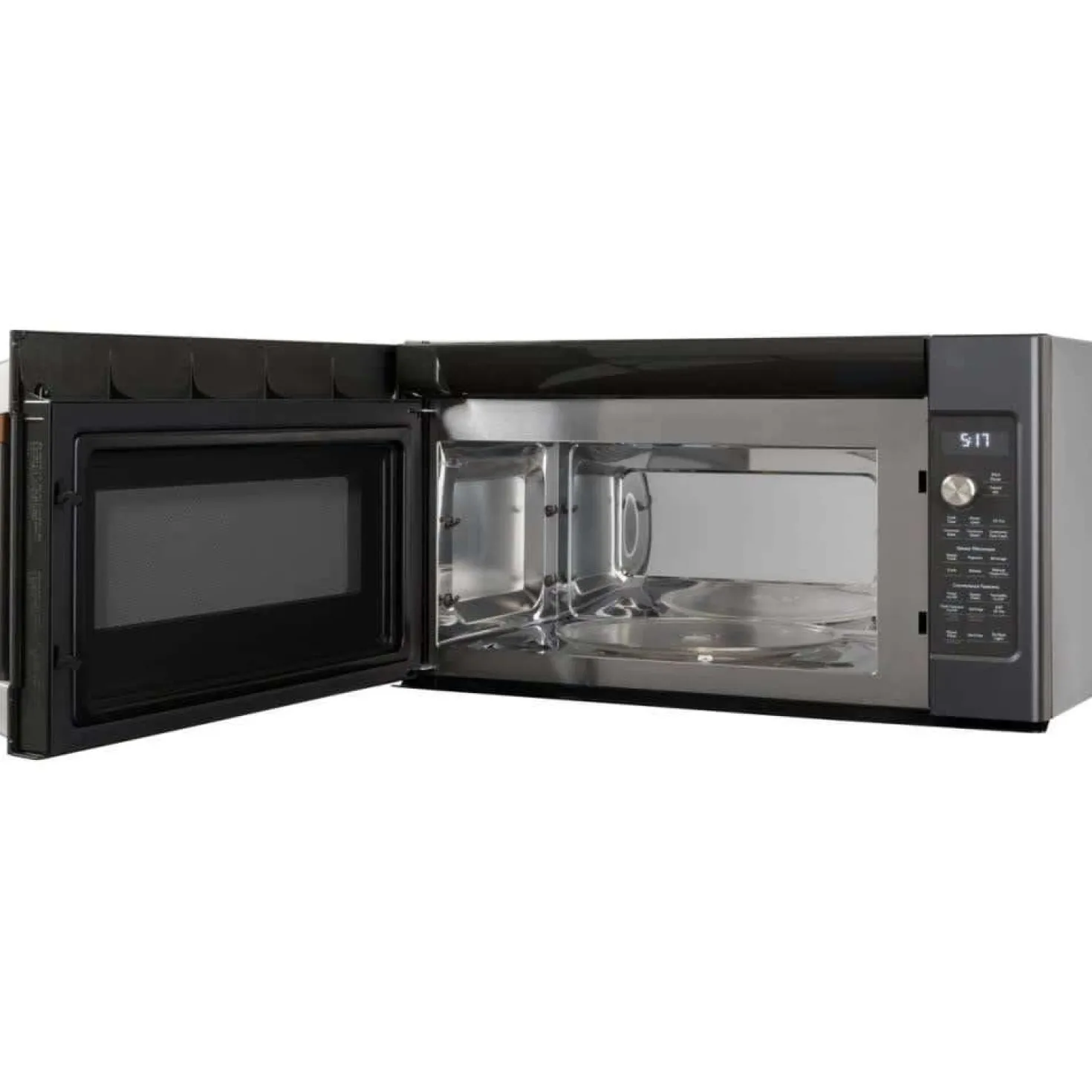 CAFE Micro-ondes/hotte, Noir, 30", 300