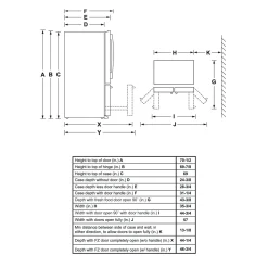 CAFE Réfrigérateur 23,1 pi3 36 po Acier inoxydable Congélateur en bas, Portes françaises - CWE23SP2MS1