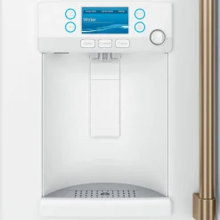 CAFE Réfrigérateur 22,1 pi3 36 po Blanc Congélateur en bas, Portes françaises - CYE22TP4MW2