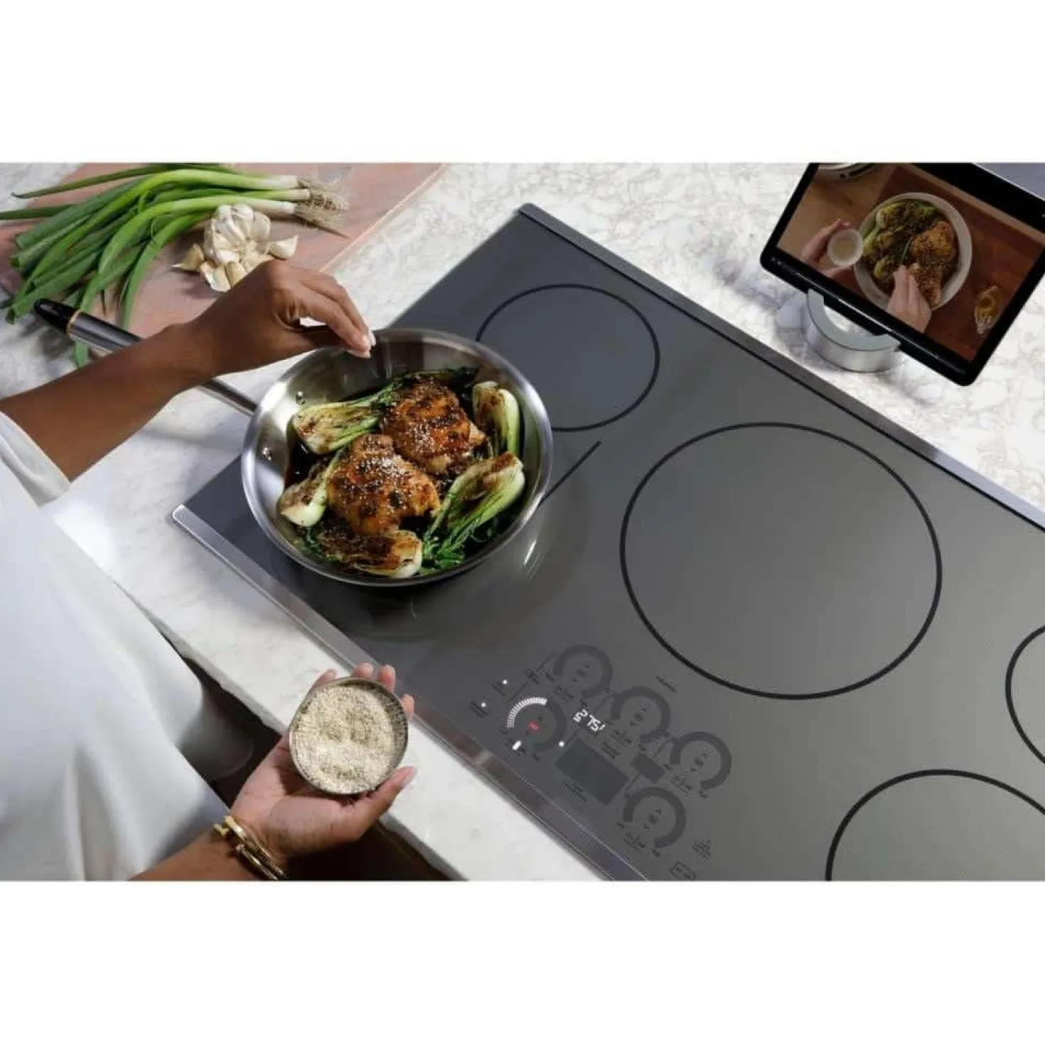 CAFE Table de cuisson Induction Acier inoxydable 36" Acier inoxydable - CHP90362TSS