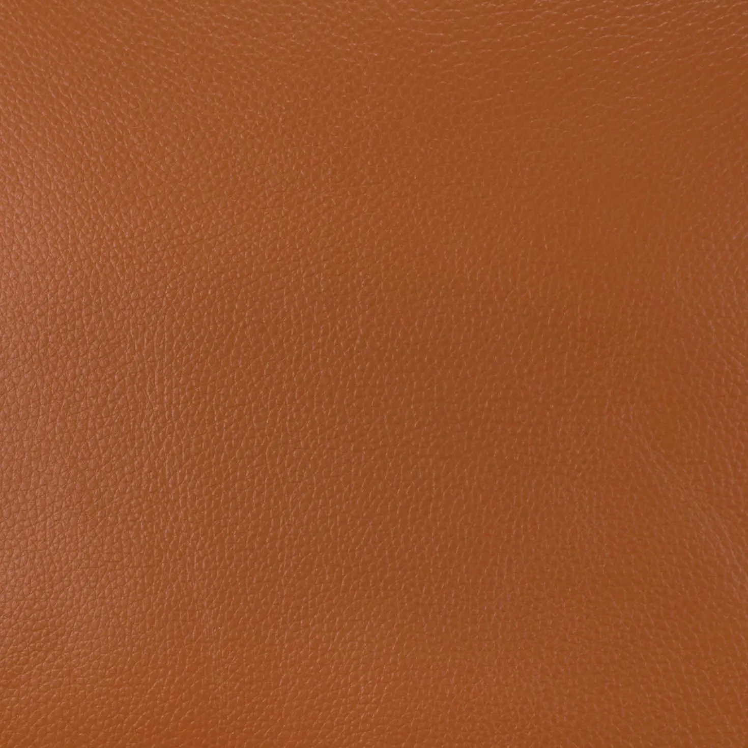 Causeuse en cuir véritable - cognac