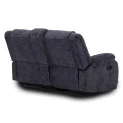 Causeuse inclinable avec console et porte-gobelets