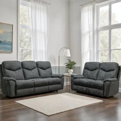 Causeuse inclinable électrique - gris