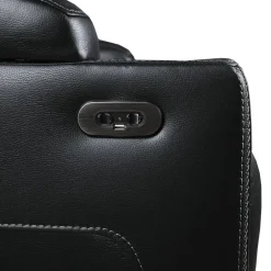 Causeuse modulaire électrique inclinable avec console et porte-gobelets - 3 mcx
