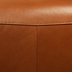 Causeuse modulaire électrique inclinable en cuir véritable avec appui-têtes ajustables – 2 mcx