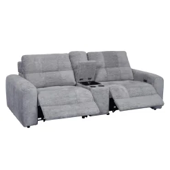 Causeuse modulaire électrique inclinable et console - 3 mcx