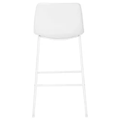 Chaise de bureau - blanc simili-cuir / sureelevee - Monarch