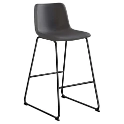 Chaise de bureau - gris simili-cuir / sureelevee - Monarch