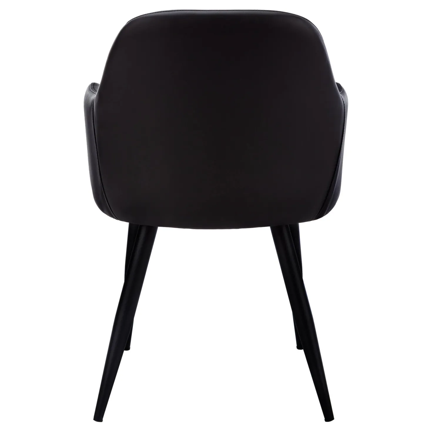 Chaises avec accoudoirs (bte de 2) - noir - Monarch