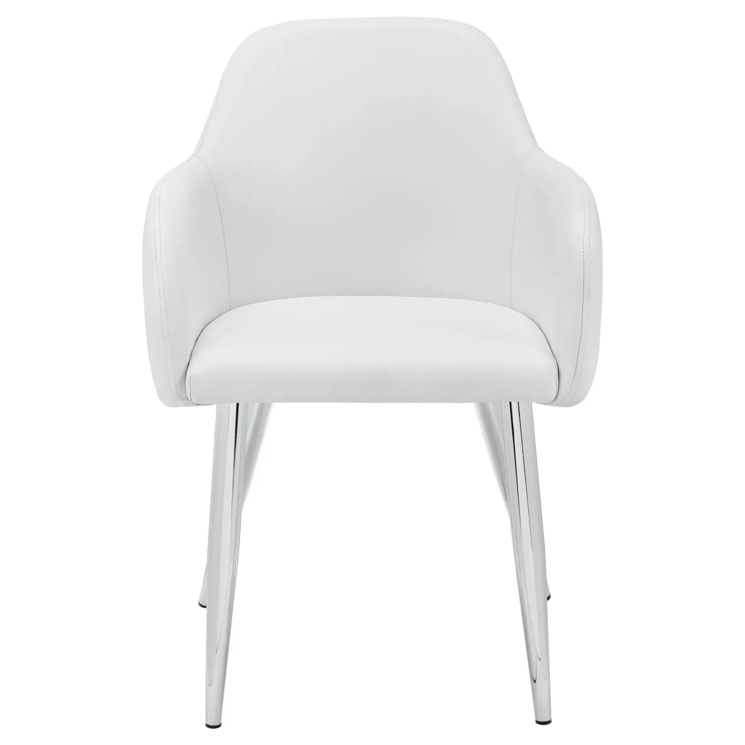 Chaises avec accoudoirs (bte de 2) - blanc - Monarch
