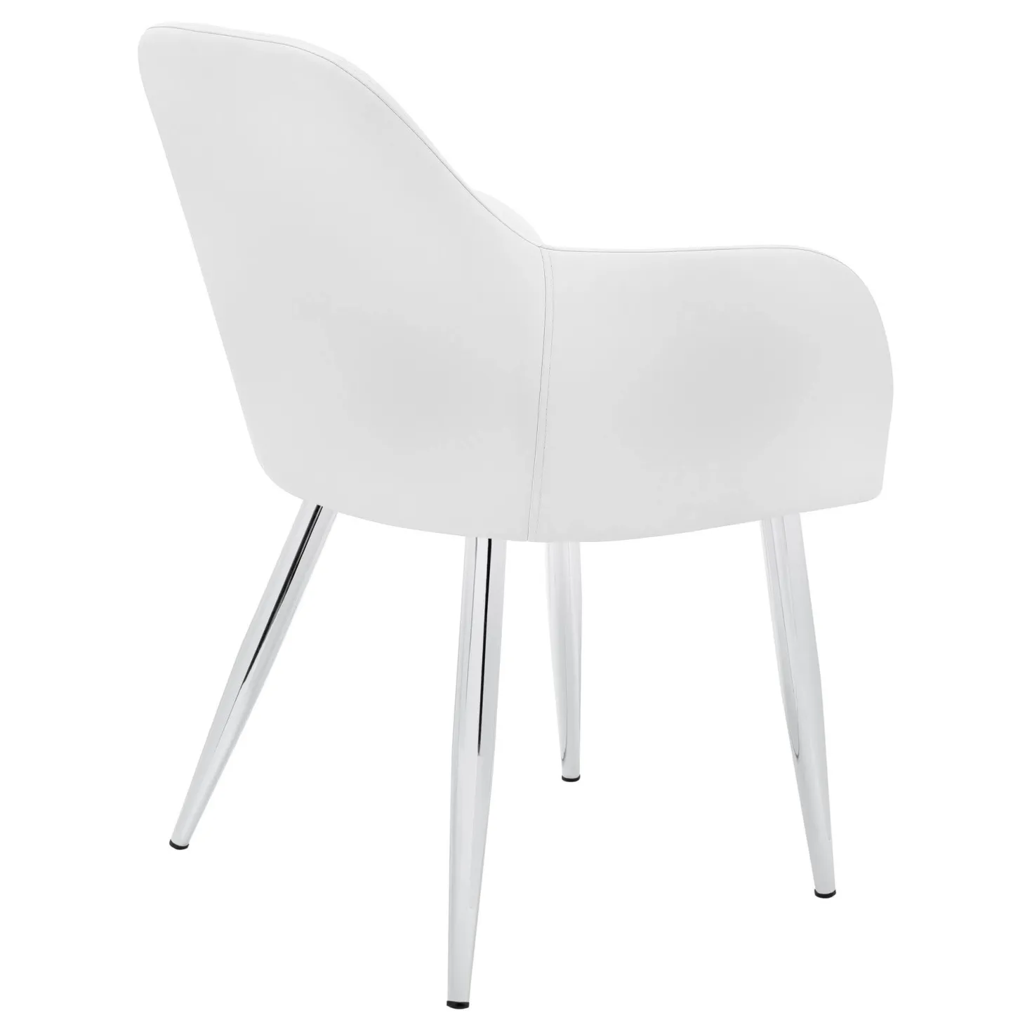 Chaises avec accoudoirs (bte de 2) - blanc - Monarch