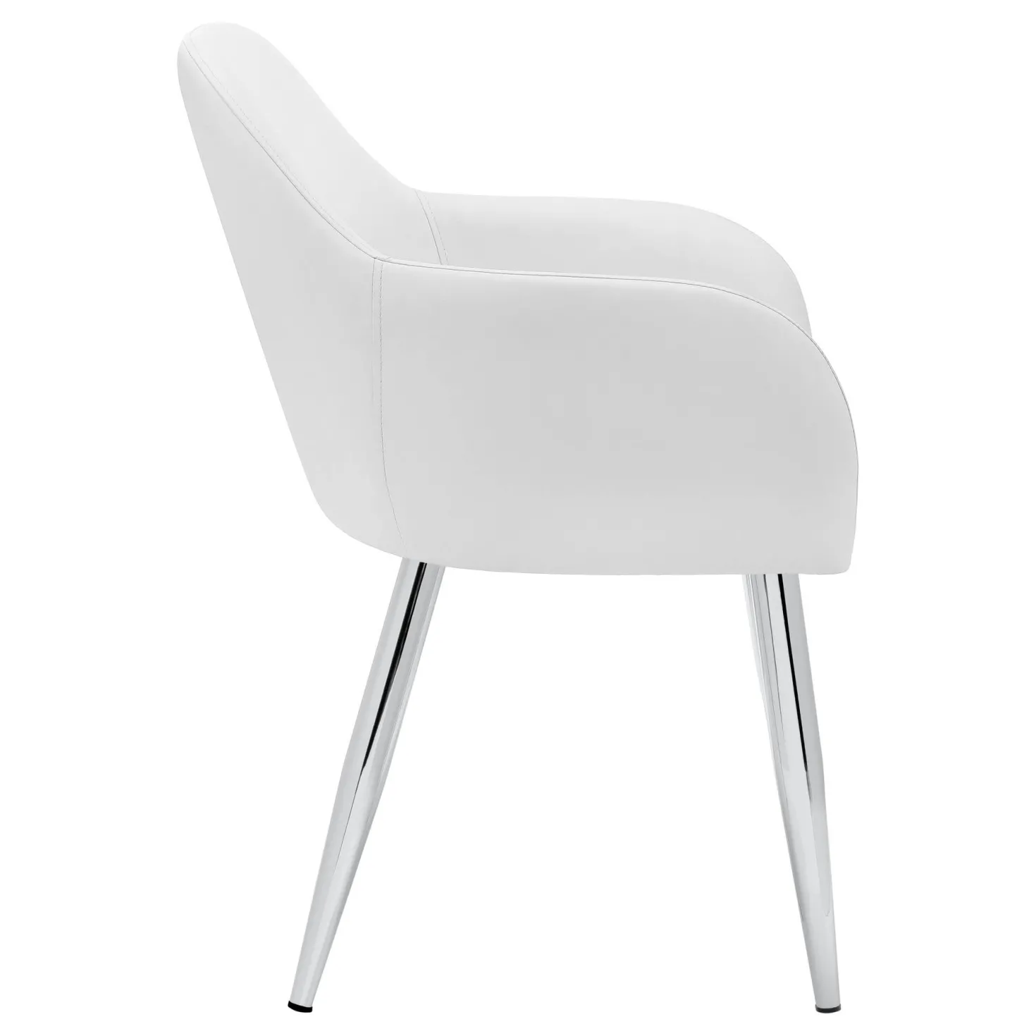Chaises avec accoudoirs (bte de 2) - blanc - Monarch