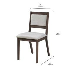 Chaises (bte de 2) - ardoise