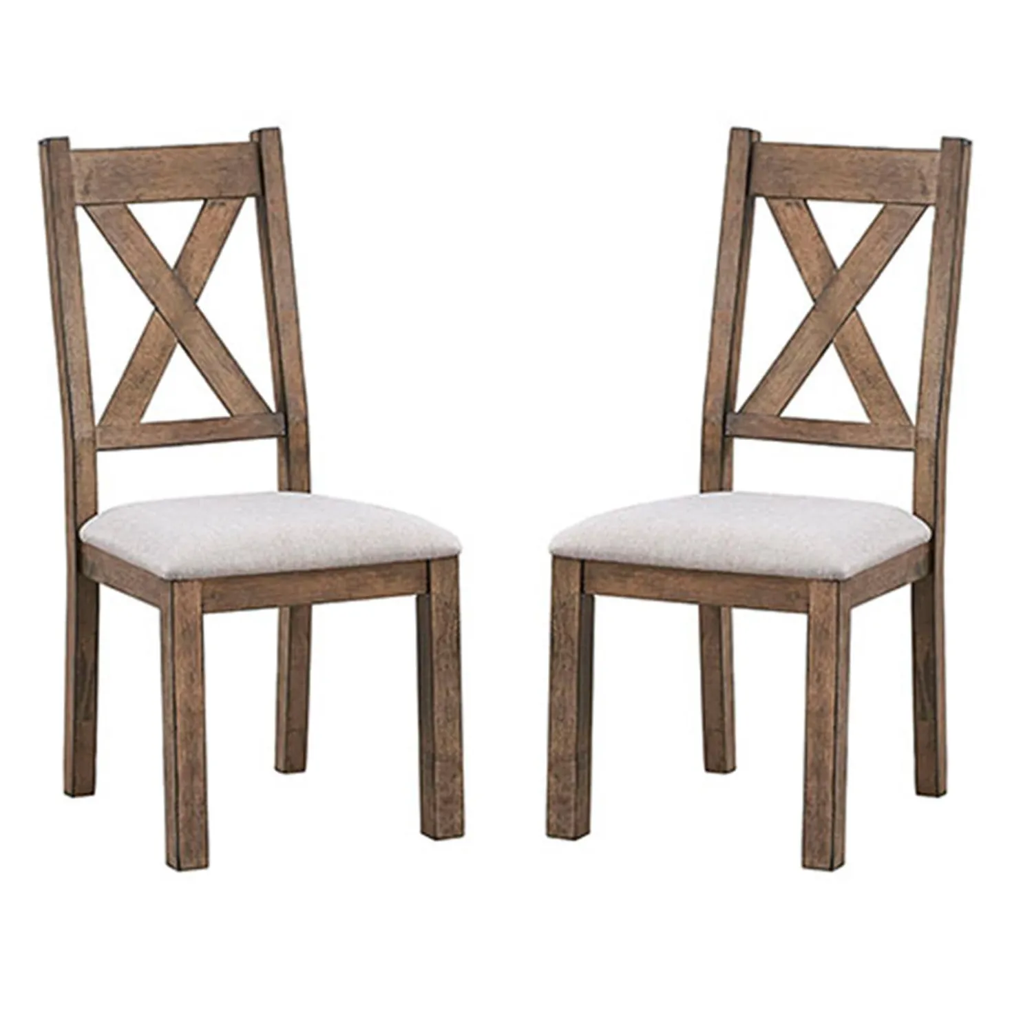 Chaises (bte de 2) - beige