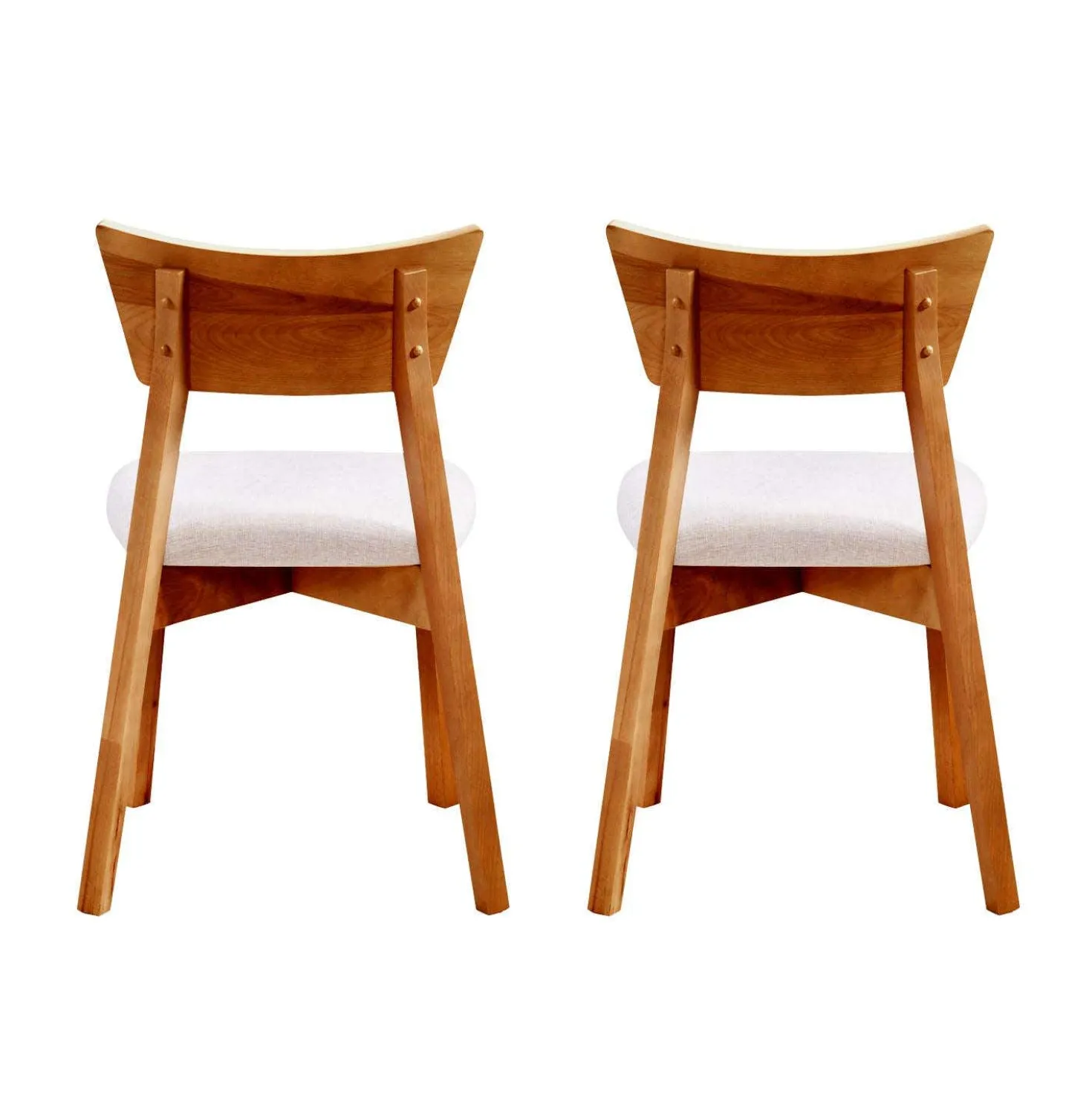 Chaises (bte de 2) - brun