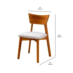 Chaises (bte de 2) - brun