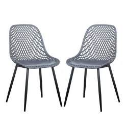 Chaises (bte de 2) - gris