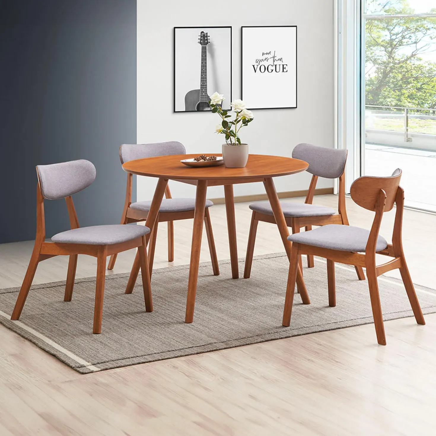 Chaises (bte de 2) - gris