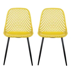 Chaises (bte de 2) - jaune