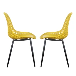 Chaises (bte de 2) - jaune