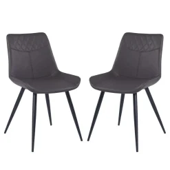 Chaises (bte de 2) - noir
