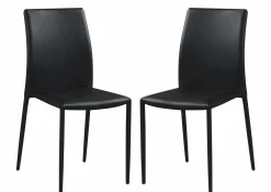 Chaises (bte de 2) - noir