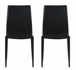 Chaises (bte de 2) - noir