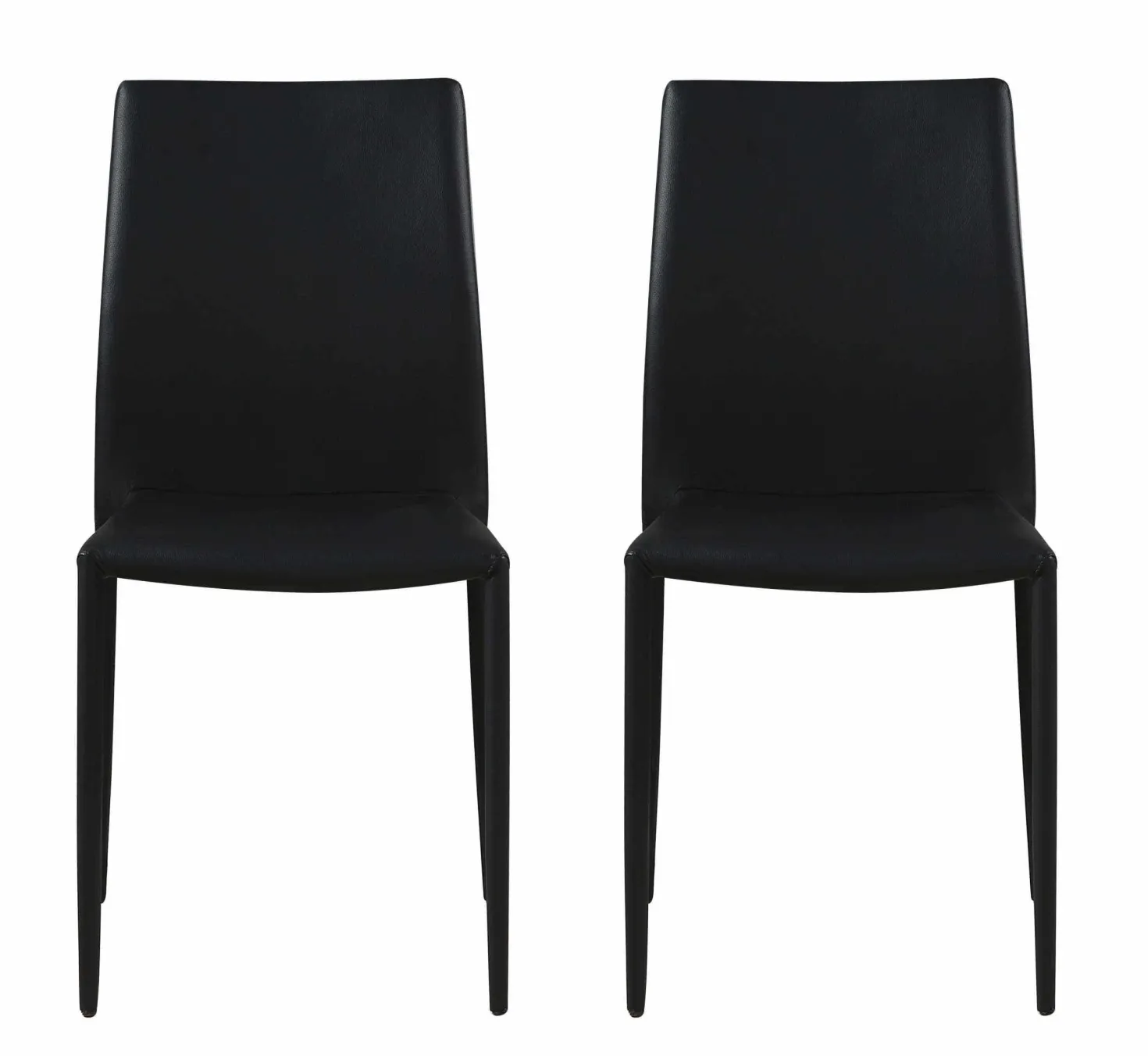 Chaises (bte de 2) - noir