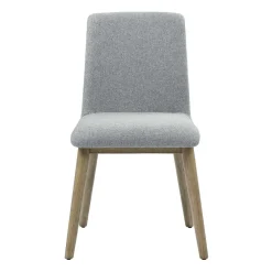 Chaises rembourrées (bte de 2) - gris