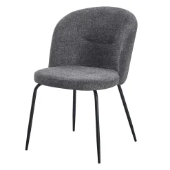 Chaises rembourrées (bte de 2) - gris