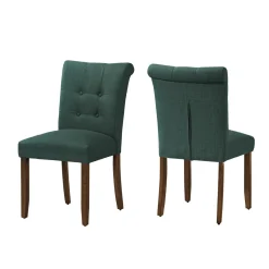 Chaises rembourrées (bte de 2) - bleu - Monarch