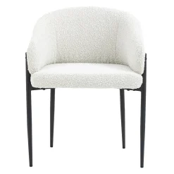 Chaises rembourrées (bte de 2) - blanc