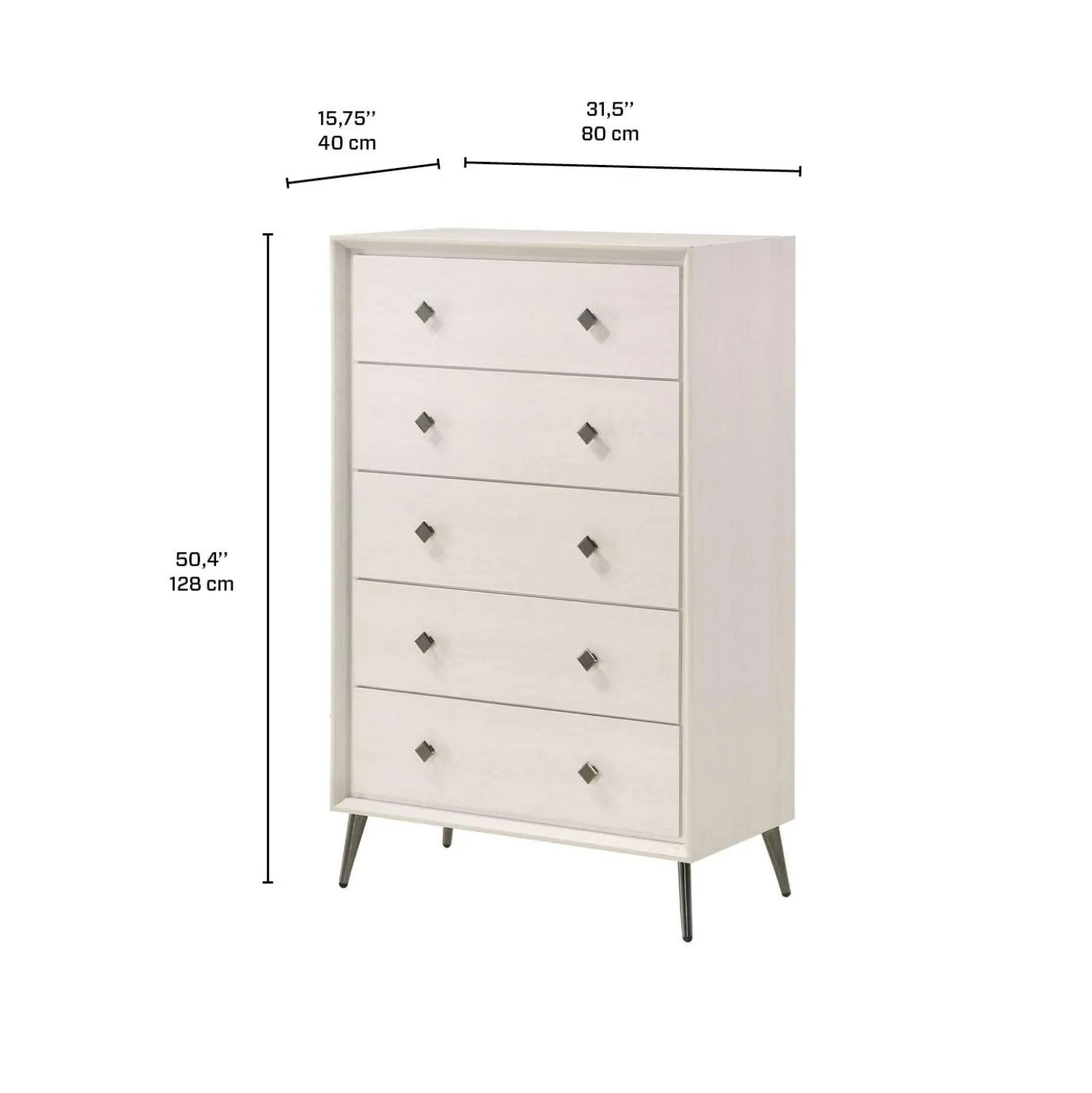 Chiffonnier à 5 tiroirs