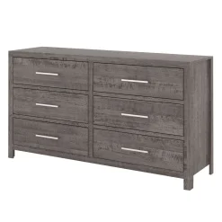 Commode 6 tiroirs - gris