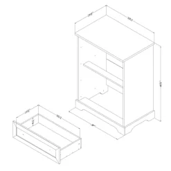 Commode 4 tiroirs - South Shore