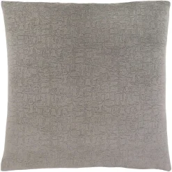 Coussin décoratif en velours 18"