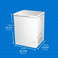 DANBY Congélateur 5 pi3, Blanc, Horizontal, 25