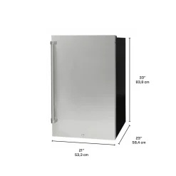 DANBY Réfrigérateur 4,4 pi3 Inox Compact - DAR044A1SSO-