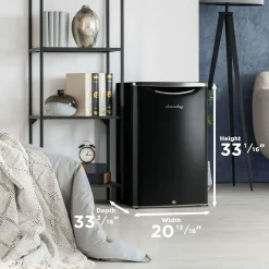 DANBY Réfrigérateur 4,3 pi3 Noir Compact - DAR044A6MDB