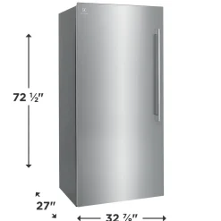 ELECTROLUX Congélateur 19 pi3 33 po, Inox, Vertical, 33