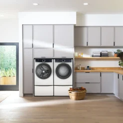 ELECTROLUX Ensemble laveuse sécheuse, Blanc, Chargement frontal