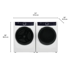 Electrolux Ensemble laveuse séchseuse, Blanc, Chargement frontal