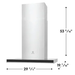 ELECTROLUX Hotte Cheminée Inox 30