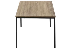 Ens de tables - 3mcx, taupe foncé, métal noir - Monarch